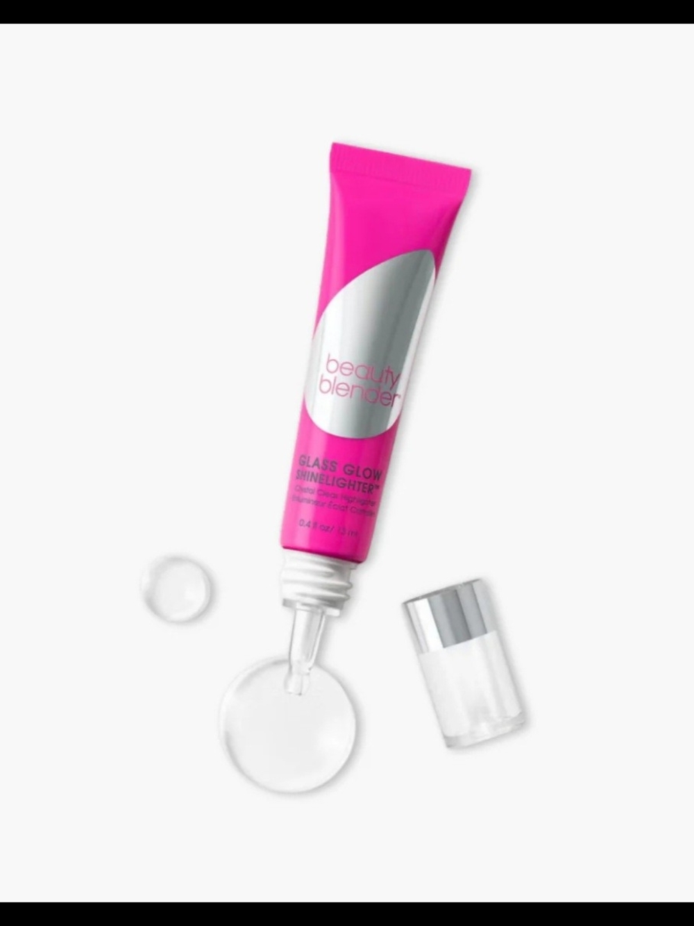 BeautyBlender Glass Glow ShineLighter Crystal Clear Highlighter 0.4 fl oz New